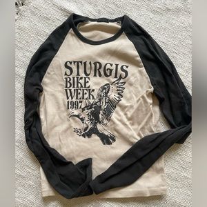Brandy Melville Bella Sturgis Graphic Long Sleeve